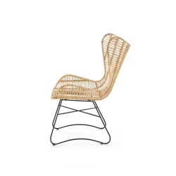 INDIANA fotel wypoczynkowy rattan naturalny (2p 1szt)