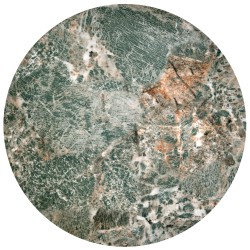 INES zestaw 2 ław, zielony marmur / czarny (1p 1set)