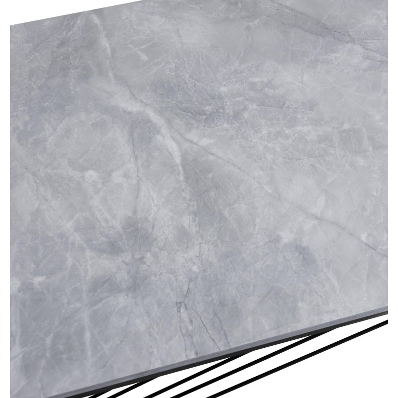 INFINITY 2 ława, popielaty marmur / czarny (2p 1szt)