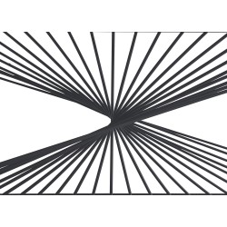 INFINITY 2 ława, popielaty marmur / czarny (2p 1szt)