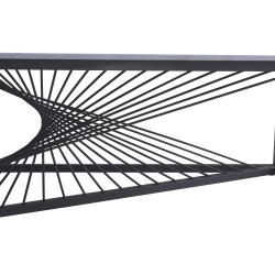 INFINITY 2 ława, popielaty marmur / czarny (2p 1szt)