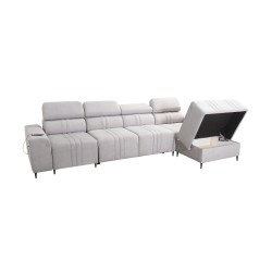 Verona XII Corner Sofa with Sleeping Function Velvet, Vena 14 - A Practical and Elegant Piece of Furniture for Your Living Room Verona XII Corner Sofa with Sleeping Function Velvet, Vena 14 - A Practical and Elegant Piece of Furniture for Your Living Room