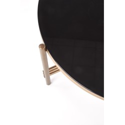 ISMENA ława stelaż - złoty, blat - czarny (1p 1szt)