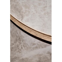 ITAKA zestaw 2 ław, popielaty marmur / grafitowy (1p 1szt)