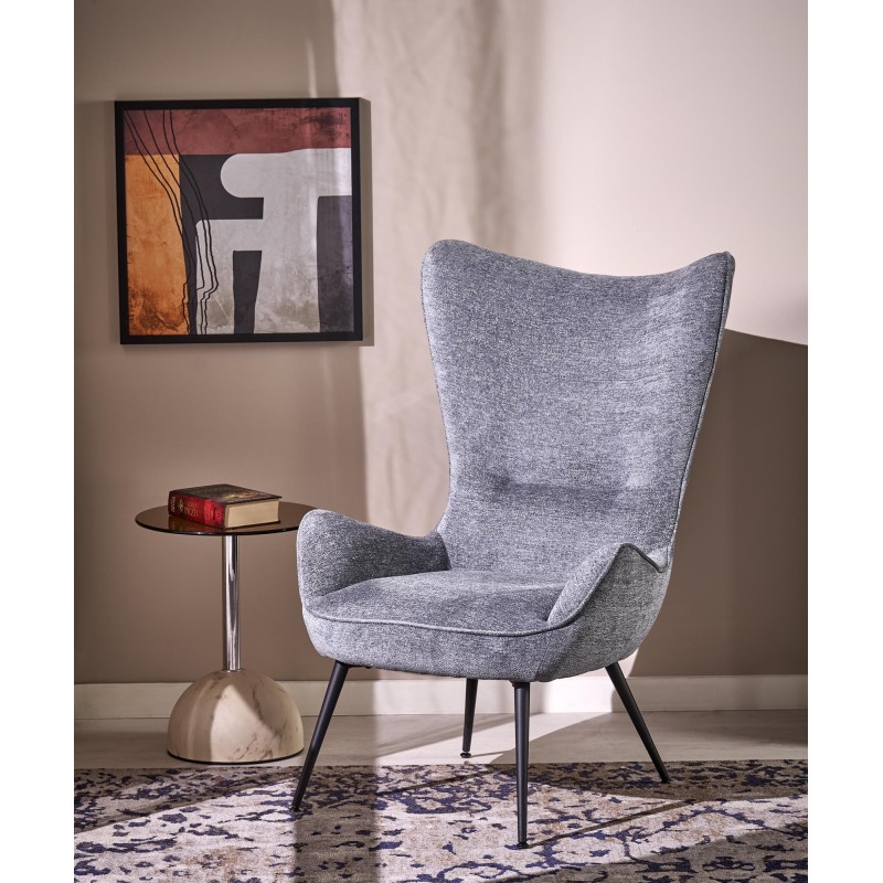 JUKON fotel wypoczynkowy popielaty (1p 1szt)