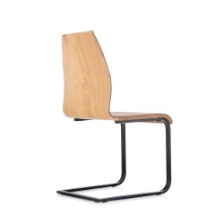 K265 krzesło czarny / brązowy / dąb miodowy (2p 4szt)