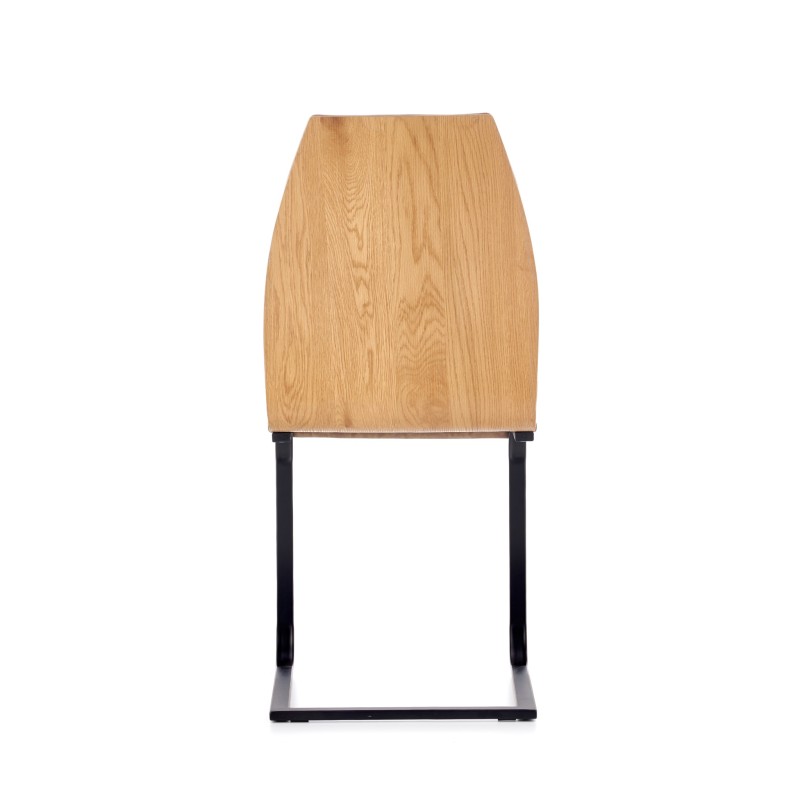 K265 krzesło czarny / brązowy / dąb miodowy (2p 4szt)