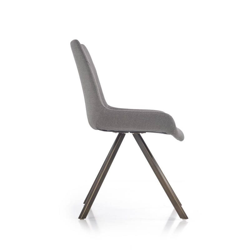 K290 krzesło popielaty / złoty antyczny (2p 2szt)