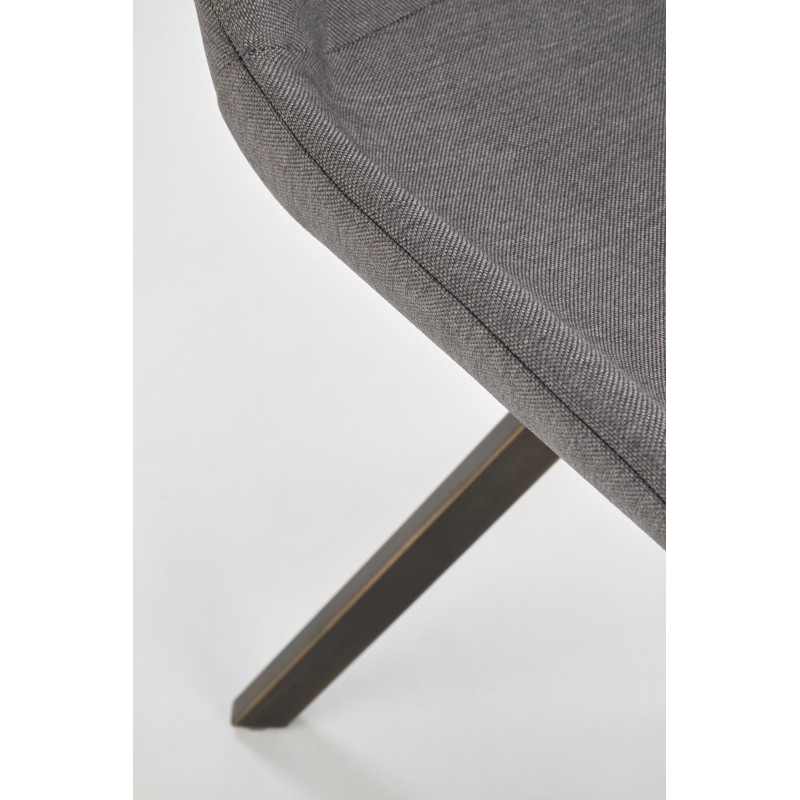 K290 krzesło popielaty / złoty antyczny (2p 2szt)