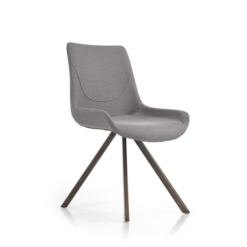 K290 krzesło popielaty / złoty antyczny (2p 2szt)