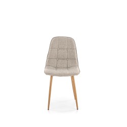 K316 krzesło tapicerka - beżowa, nogi - dąb miodowy (1p 4szt)