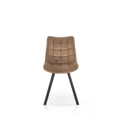 K332 krzesło nogi - czarne, siedzisko - beżowy (1p 2szt)