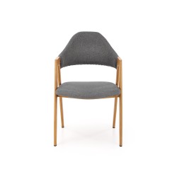 K344 krzesło popielate ( 1p 2szt )