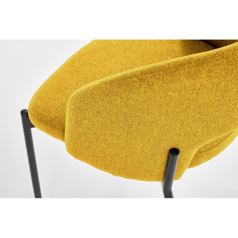 K373 krzesło musztardowy (1p 2szt)