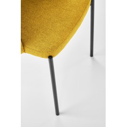 K373 krzesło musztardowy (1p 2szt)