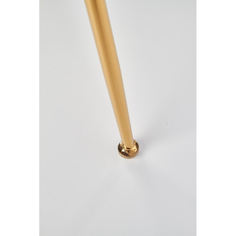 K381 krzesło popielaty / złoty (1p 4szt)