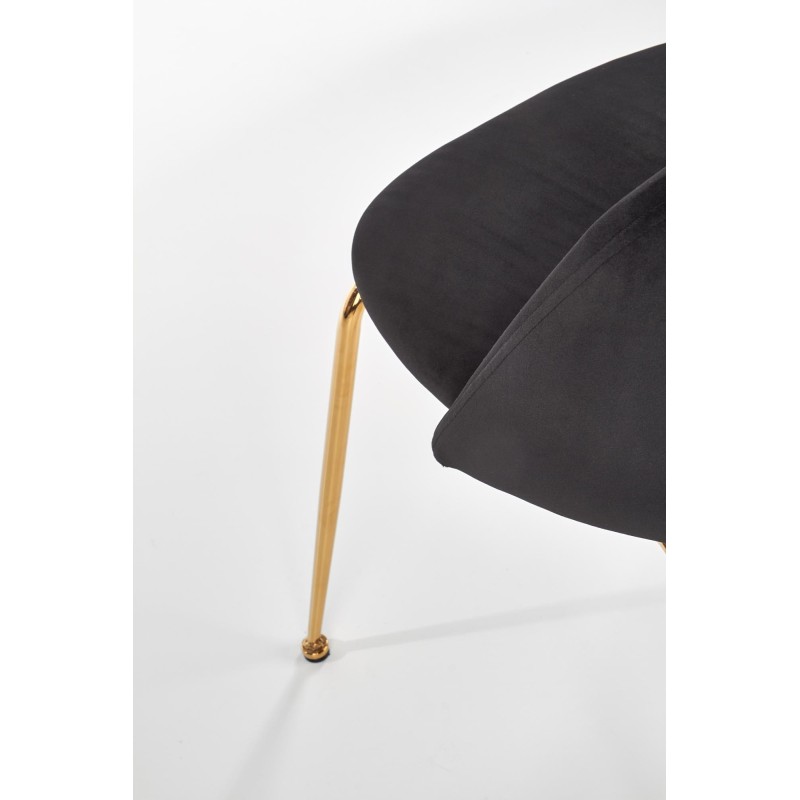 K385 krzesło czarny / złoty (2p 4szt)