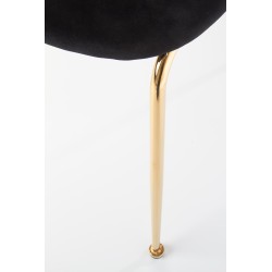 K385 krzesło czarny / złoty (2p 4szt)