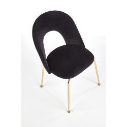 K385 krzesło czarny / złoty (2p 4szt)