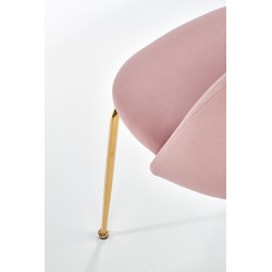 K385 krzesło jasny różowy / złoty (2p 4szt)