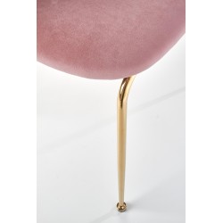 K385 krzesło jasny różowy / złoty (2p 4szt)