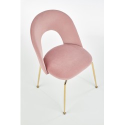 K385 krzesło jasny różowy / złoty (2p 4szt)