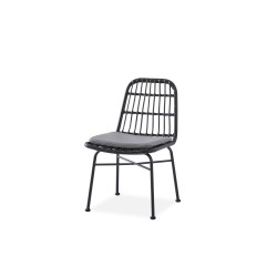 K401 krzesło czarny / popielaty (1p 4szt)