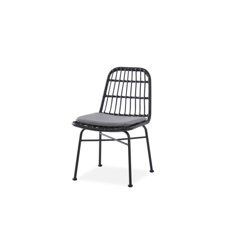 K401 krzesło czarny / popielaty