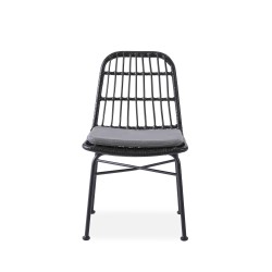 K401 krzesło czarny / popielaty