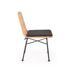 K401 krzesło naturalny / czarny (1p 4szt)