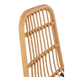 K401 krzesło naturalny / czarny (1p 4szt)