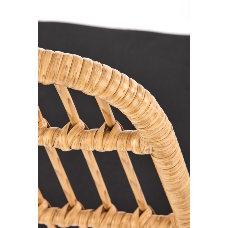 K401 krzesło naturalny / czarny (1p 4szt)