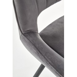 K404 krzesło popielaty (1p 2szt)