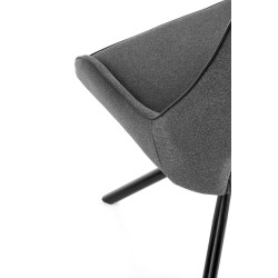 K409 krzesło popielaty (1p 2szt)