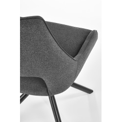 K409 krzesło popielaty (1p 2szt)