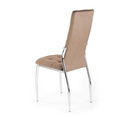 K416 krzesło beżowy velvet (1p 4szt)