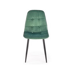 K417 krzesło ciemny zielony velvet (1p 4szt)