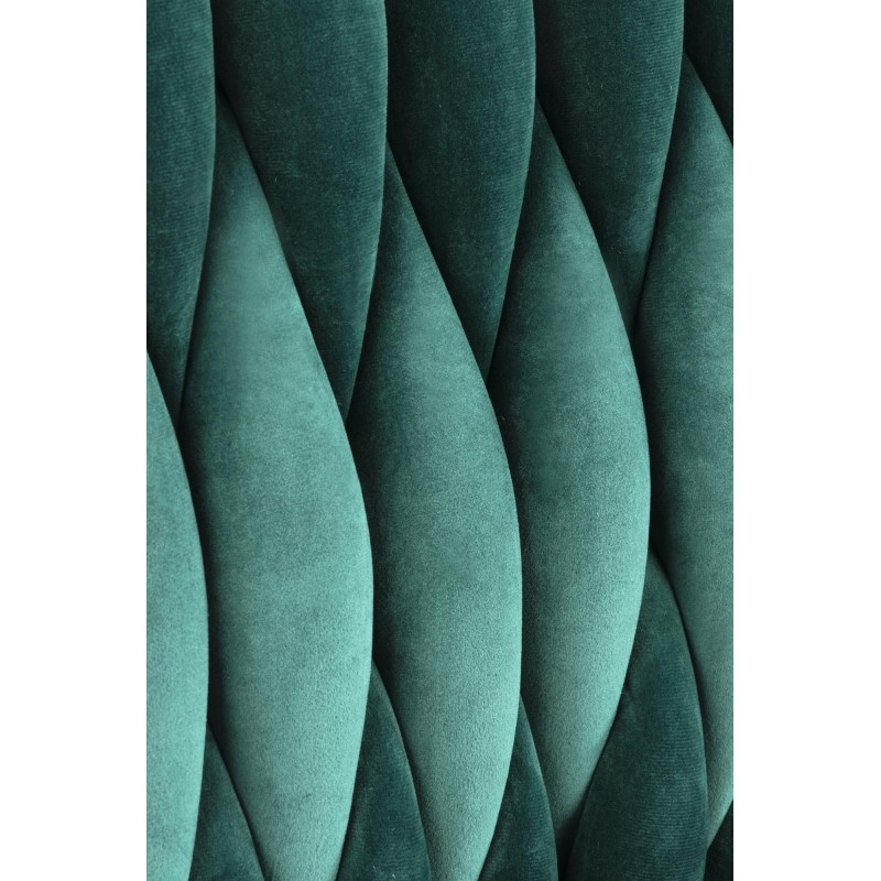 K436 krzesło ciemny zielony/złoty (1p 2szt)