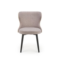 K452 krzesło popielaty/dąb naturalny (2p 2szt)