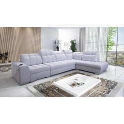 Prisma XI corner sofa with sleeping function and USB port - elegance and comfort Prisma XI corner sofa with sleeping function and USB port - elegance and comfort