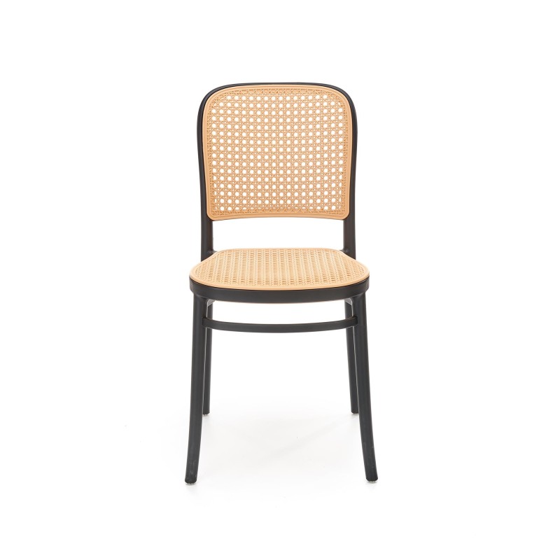 K483 krzesło naturalny/czarny (1p 4szt)