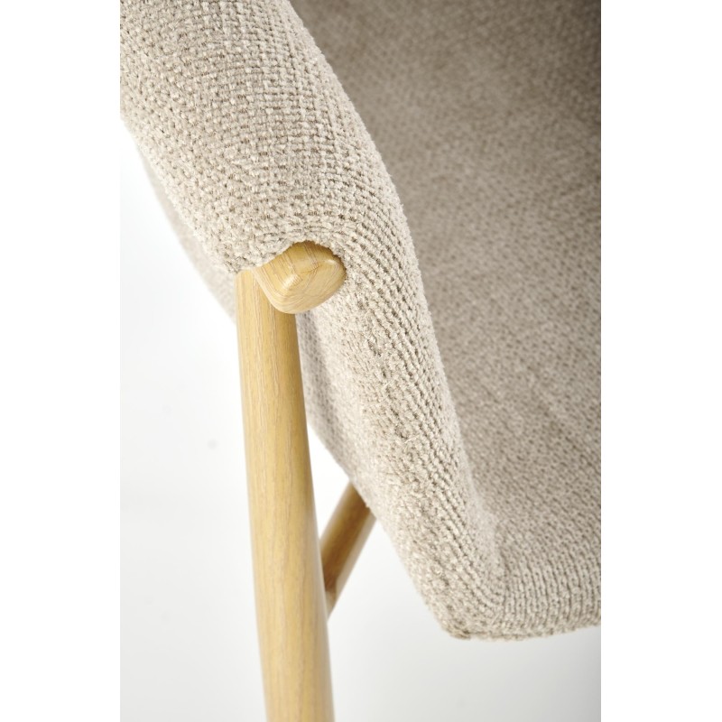 K489 krzesło beżowy(1p 2szt)