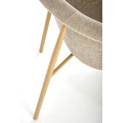 K489 krzesło beżowy(1p 2szt)