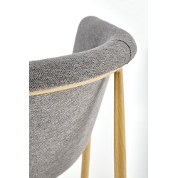 K489 krzesło popielaty (1p 2szt)