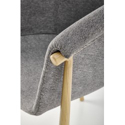 K489 krzesło popielaty (1p 2szt)