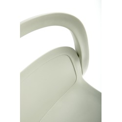 K490 krzesło plastik miętowy(1p 4szt)