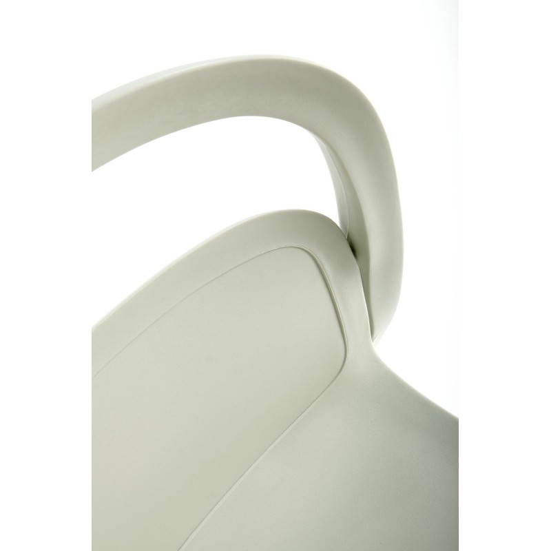 K490 krzesło plastik miętowy(1p 4szt)