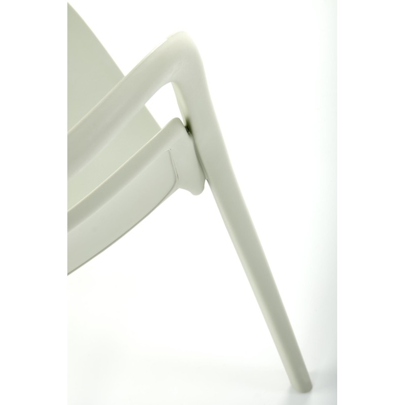 K490 krzesło plastik miętowy(1p 4szt)