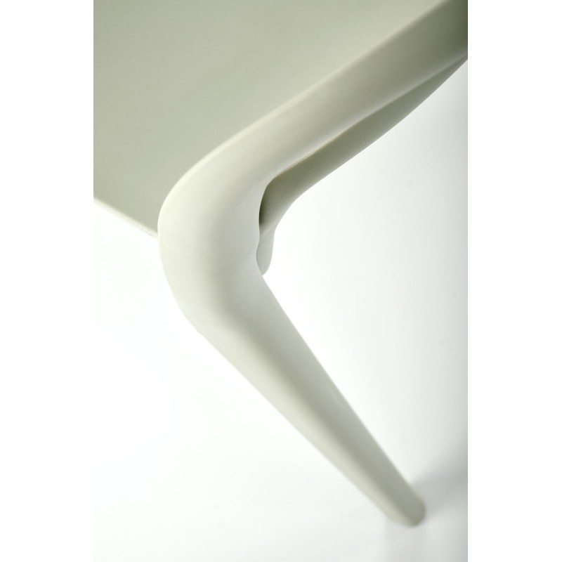 K490 krzesło plastik miętowy(1p 4szt)