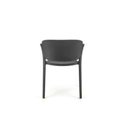 K491 krzesło plastik czarny (1p 4szt)